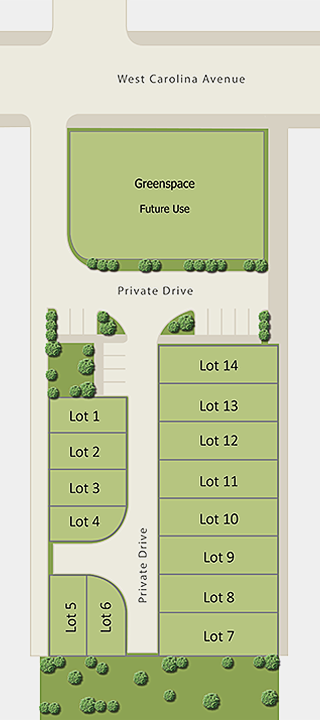 Carolina Terrace site plan